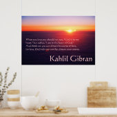 On Love - The Prophet by Kahlil Gibran ポスター (キッチン)