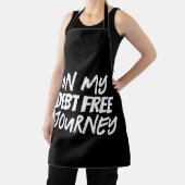 'On My Debt Free Journey' Inspire Mindful Choices エプロン (インサイチュ)