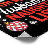 On My Husbands Naughty List Christmas  ポスター (角)