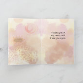 On my mind, In my heart Abstract Greeting Card カード (内部)