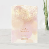 On my mind, In my heart Abstract Greeting Card カード (裏面)