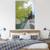 On My Way Stretted Canvas Print キャンバスプリント (インサイチュ (寝室))