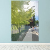 On My Way Stretted Canvas Print キャンバスプリント (インサイチュ (ウッドフロア))