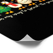 On My Way To Spread The Gospel Funny Goose Christi ポスター (角)