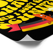 On My Wurst Behavior And I Dont Give A Schnitzel  ポスター (角)