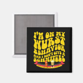 On My Wurst Behavior And I Dont Give A Schnitzel  マグネット (正面/裏面)