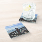 On Newport Pier, Newportビーチ,カリフォルニア ガラスコースター (アングル)