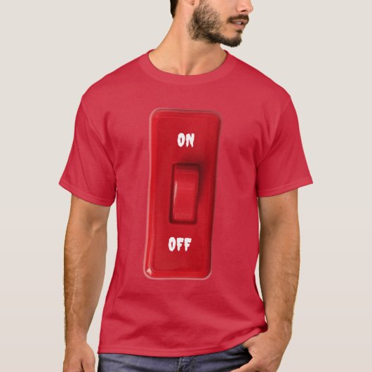 ON OFFスイッチ Tシャツ (正面)