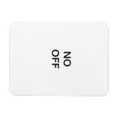 「ON & OFF」のマグネット マグネット (横)