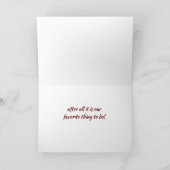 ON *OUR ANNIVERSARY* CELEBRATE *US* カード (内部)