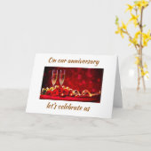 ON *OUR ANNIVERSARY* CELEBRATE *US* カード (黄色い花)