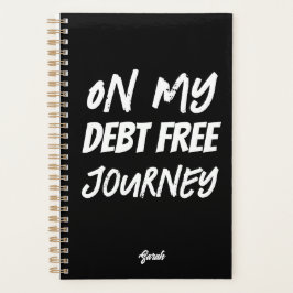 'On Our Debt Free Journey' Focused Organized プランナー手帳