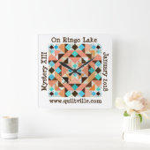 On Ringo Lake clock スクエア壁時計 (ホーム)
