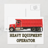 ON ROAD DUMP TRUCK ポストカード (正面/裏面)
