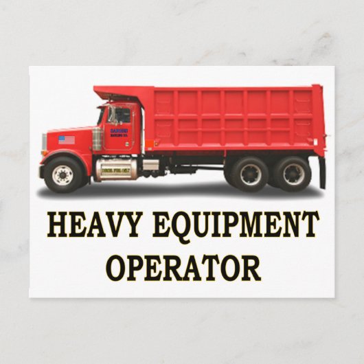 ON ROAD DUMP TRUCK ポストカード (正面)