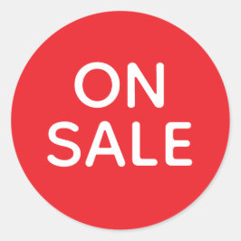 On Sale Sticker | Red Label Promotion ラウンドシール