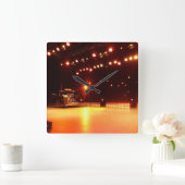 On stage スクエア壁時計 (ホーム)