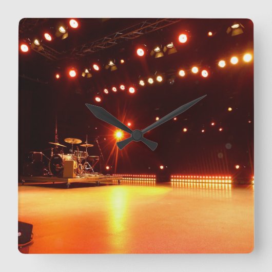 On stage スクエア壁時計 (正面)