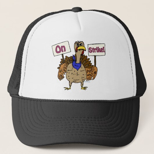 On Strike - Talking Turkey キャップ (正面)