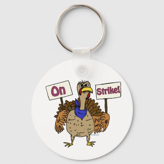 On Strike - Talking Turkey キーホルダー (正面)