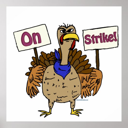 On Strike - Talking Turkey ポスター (正面)