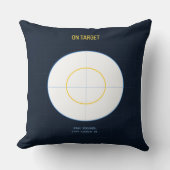 On Target — 90s Maximalist Throw Pillow | Retro  クッション (正面)