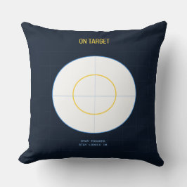 On Target — 90s Maximalist Throw Pillow | Retro クッション