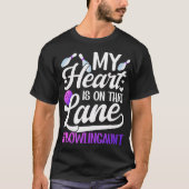 On That Lane Bowling Aunt Of A Bowler Aunt Bowling Tシャツ (正面)