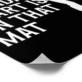 On That Mat Karate Grandma Proud Karate Grandmothe ポスター (角)