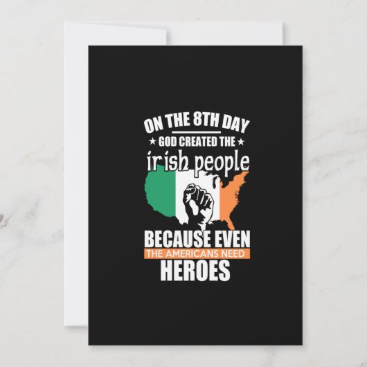 On the 8th day, God created the Irish people becau シーズンカード (正面)