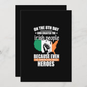 On the 8th day, God created the Irish people becau シーズンカード (正面/裏面)