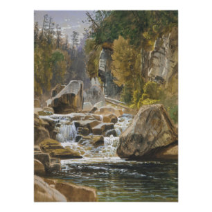 On the Ausable James David Smillie Art ポスター