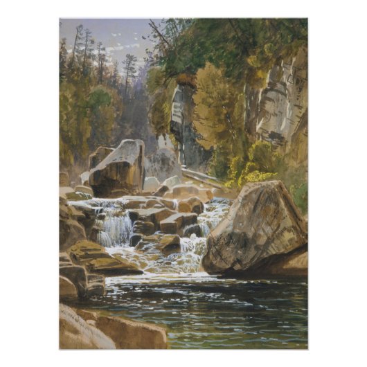 On the Ausable | James David Smillie Art ポスター (正面)