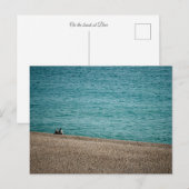 On the beach at Beer ポストカード (正面/裏面)