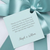 On The Beach Wedding フェイバータグ