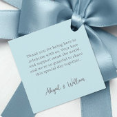 On The Beach Wedding フェイバータグ