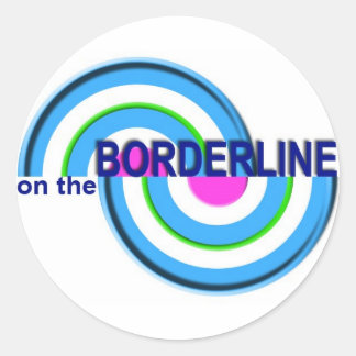 On The Borderlineステッカー ラウンドシール