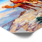 On the coast of Tangier the Atlantic  ポスター (角)