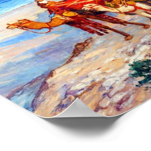 On the coast of Tangier the Atlantic  ポスター (角)