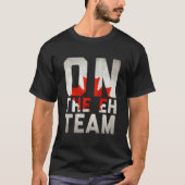 On The Eh Team Canadian Flag Tシャツ (正面)