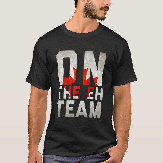On The Eh Team Canadian Flag Tシャツ (正面)