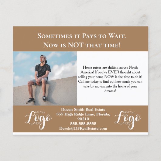 On the Fence 実在 Estate Postcard チラシ (正面)