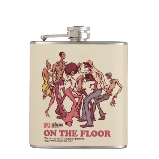 ON THE FLOOR フラスク (正面)