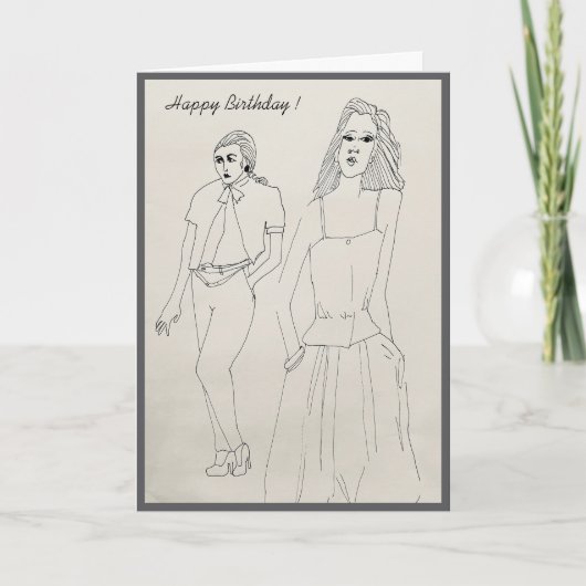 On The Go誕生日 カード (正面)