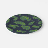 On the Go Blue & Green Moving Vehicle Boys ペーパープレート (アングル)