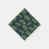 On the Go Blue & Green Moving Vehicles車のパーティー スタンダードカクテルナプキン (角)