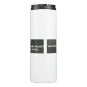 on the go Thermal Bottle タンブラー (裏面)