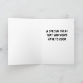 ON THE MENU TODAY *A HAPPY BIRTHDAY FOR YOU* シーズンカード (内部)