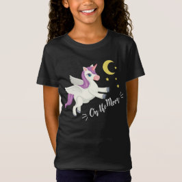 On the Moon - Magisches Einhorn T-Shirt für Träume Tシャツ
