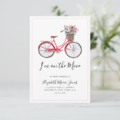 On the Moveフローラ自転車の新しい住所ホーム移動 案内状 (スタンド正面)